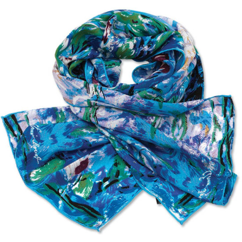 Claude Monet: Pañuelo de seda Nymphéas