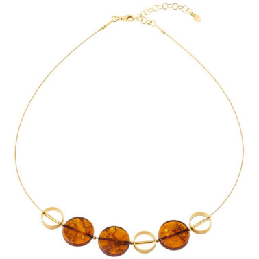 Collar de ámbar "Sinope"