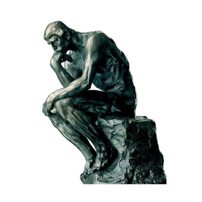 Auguste Rodin: Escultura "El Pensador"