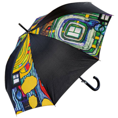 Friedensreich Hundertwasser: Paraguas con bastón