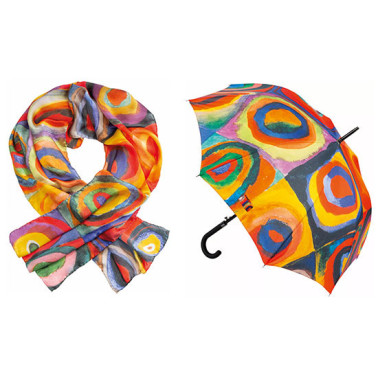 Wassily Kandinsky: Pañuelo de seda y paraguas de bastón